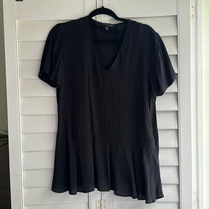 Banana Republic V Neck Peplum Blouse